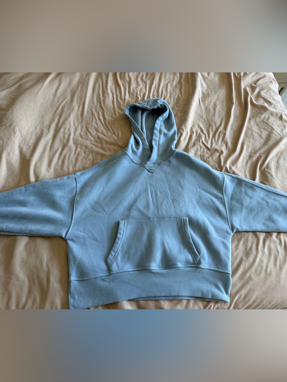Light Blue Pullover Hoodie